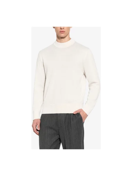 Sweter Paolo Pecora wełniany biały