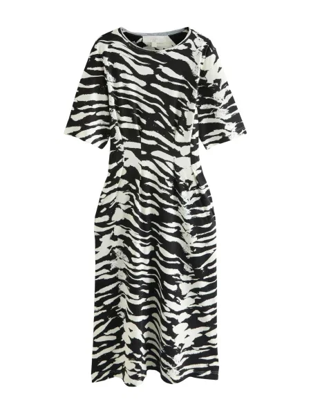 Next Rochie negru alb