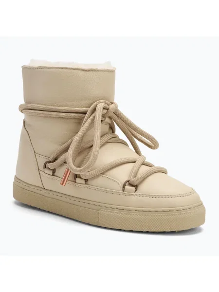 Дамски ботуши за сняг INUIKII Full Leather cream бежово