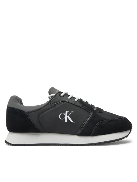 Calvin Klein Jeans Sneakersy Retro Sock Runner Mg Wmm čierna