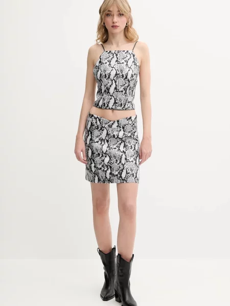 IRO spódnica mini prosta czarny