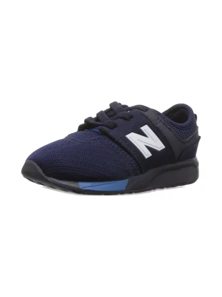 Top New Balance cu autograf alergare albastru