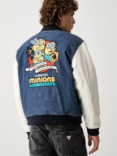Guess Jeans Geacă bomber albastru