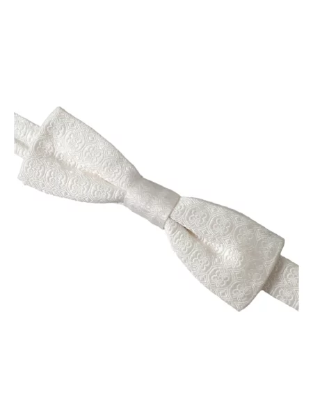 Krawat Dolce And Gabbana biały