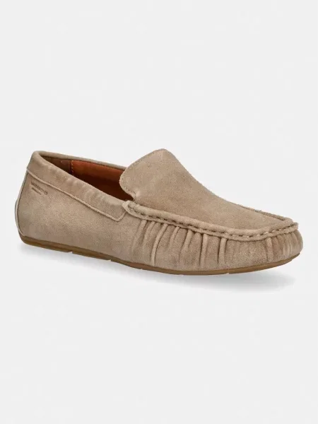Vagabond Shoemakers mocasini pentru femei din piele întoarsă MIKA bej