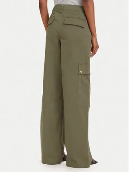 MICHAEL Michael Kors Kargo hlače Temno Wide Leg bež