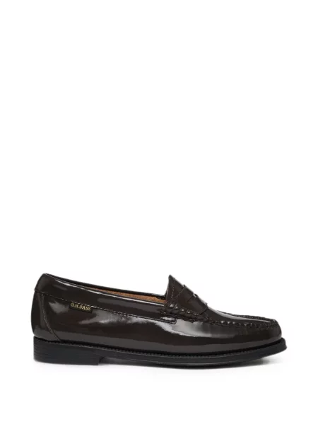 Pantofi loafer G.h.bass din piele de lac maro