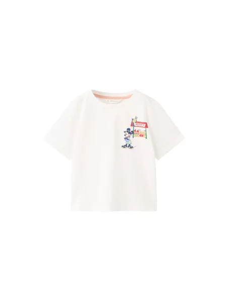 MANGO KIDS Tricou MIMOUSE albastru închis / galben deschis / roșu alb