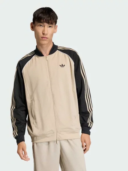 Кофта adidas перероблений бежевий