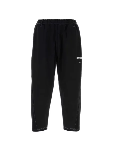 Pantaloni Moschino cu imagine alergare negru