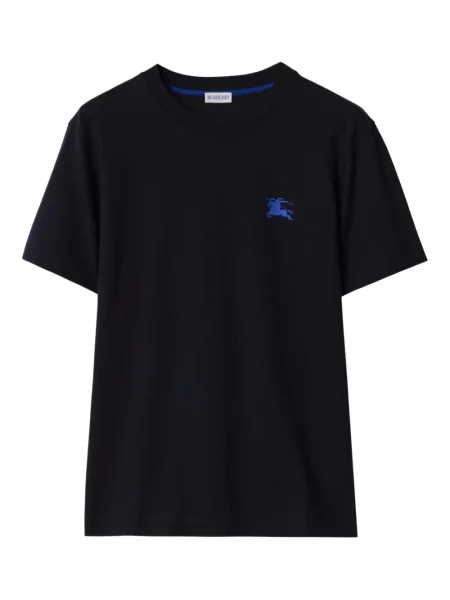 Tricou Burberry cu broderie negru