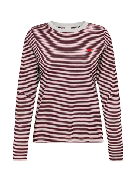 JDY Tricou JDYPisa roșu vin / murdar alb