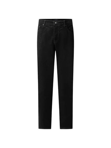 Pantaloni Hackett London de catifea cord negru