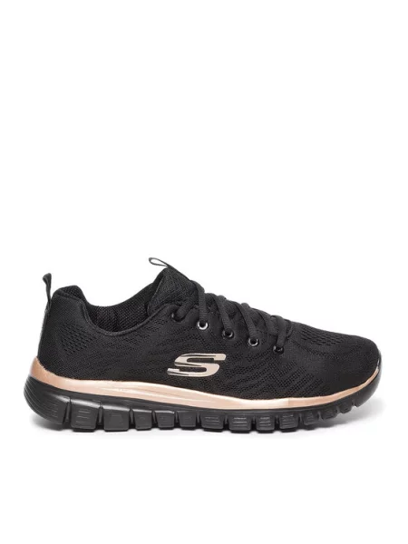 Skechers Сникърси Get Connected черен
