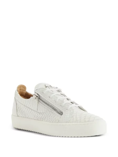 Sneakerși Giuseppe Zanotti Frankie cu imagine alb