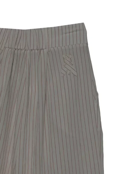 Pantaloni Patrizia Pepe cu dungi alb