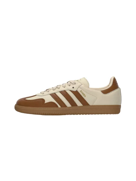 Usnjene superge adidas Originals Samba Og bela