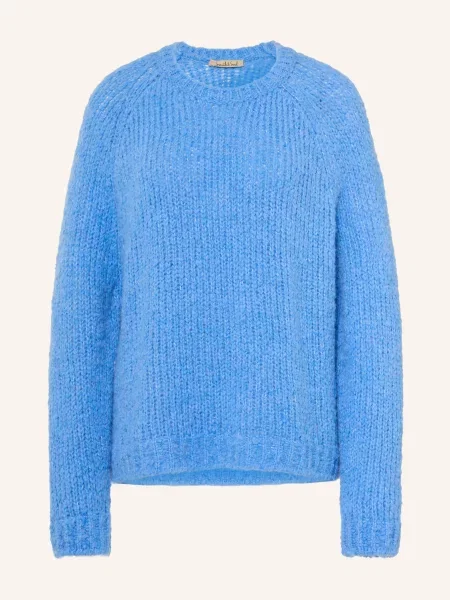 Smith & Soul Sweter Z Alpaki blau