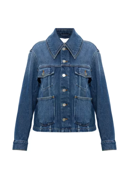 Geacă de blugi Ganni albastru