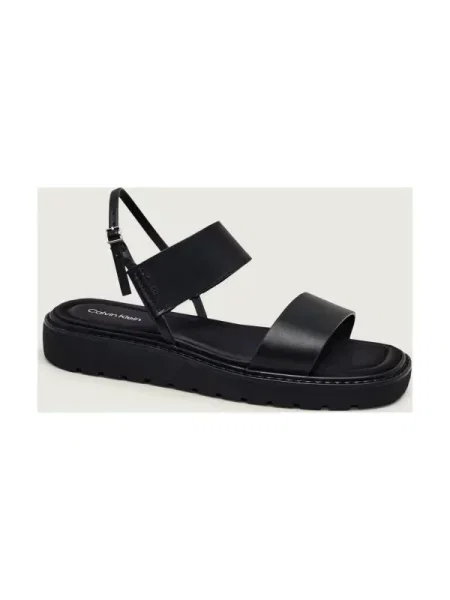 Calvin Klein De piele sandale negru