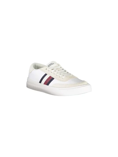 Sneakerși Tommy Hilfiger din piele alb