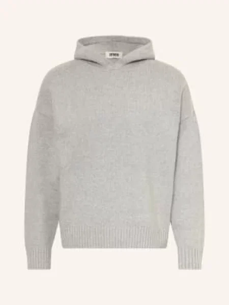 Drykorn Pletená Mikina S Kapucí Arikono šedá