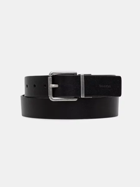 Calvin Klein curea pentru bărbați din piele negru