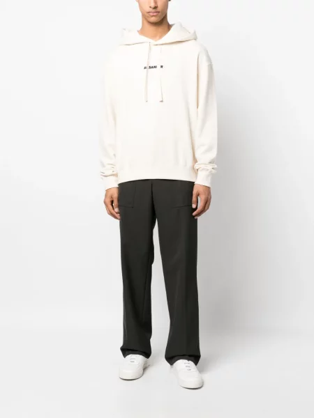 Hanorac cu glugă Jil Sander cu imagine