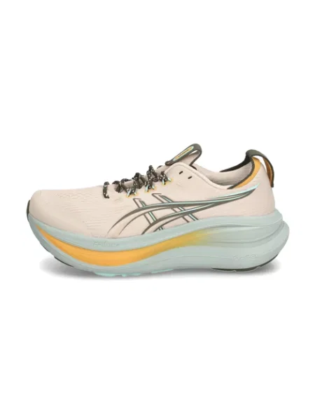 ASICS Běžecká obuv GEL-NIMBUS 28 TR tmavě / tyrkysová / antracitová / oranžová béžová