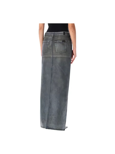 Spódnica mini 7 For All Mankind szara