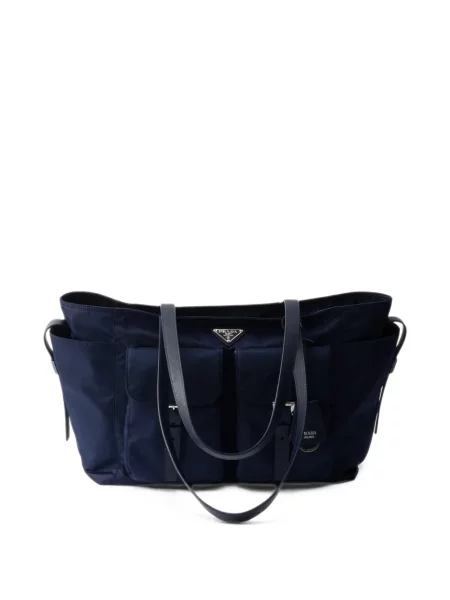Τσάντα shopper Prada μπλε