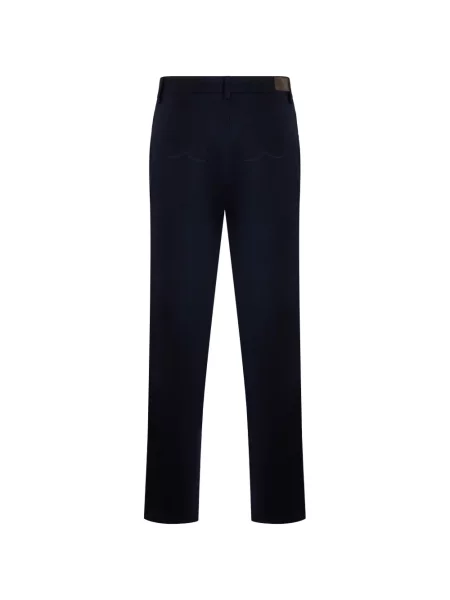 Pantaloni Moorer cu autograf albastru