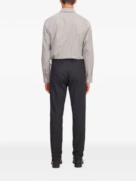 Pantaloni chino Nn07 din țesătură twill negru