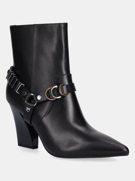 Боти Pinko Viola 02 с дебел черно
