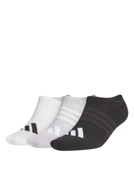 ADIDAS PERFORMANCE Sportovní ponožky světle šedá / černá bílá