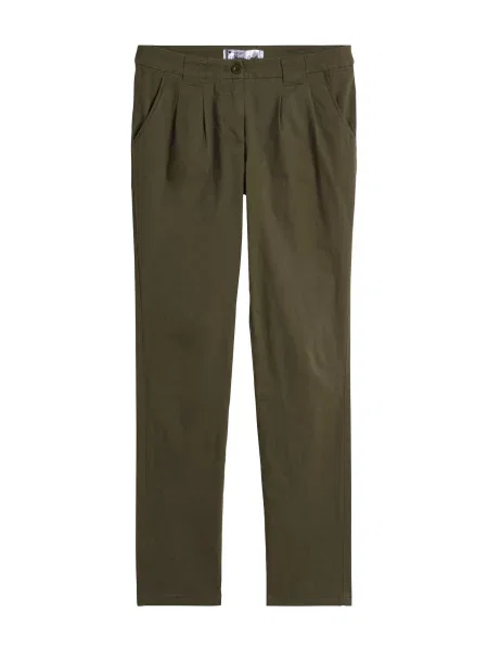 Bonprix Pantaloni eleganți închis verde