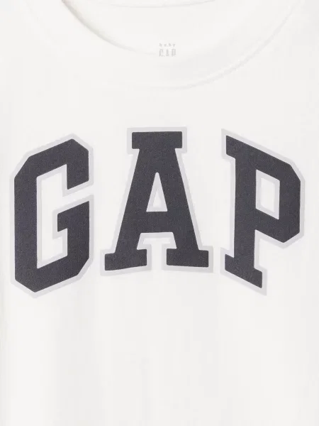 Tricou copii Gap alb