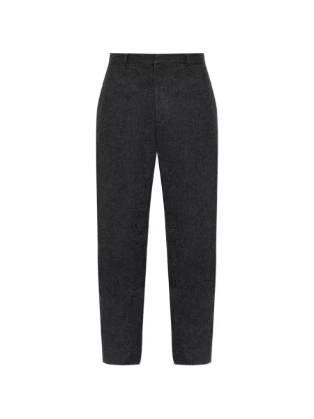 Pantaloni Jil Sander de lână gri