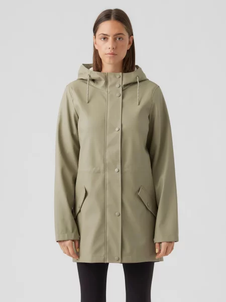 Vero Moda Tall Prehodna jakna Malou kamen črna