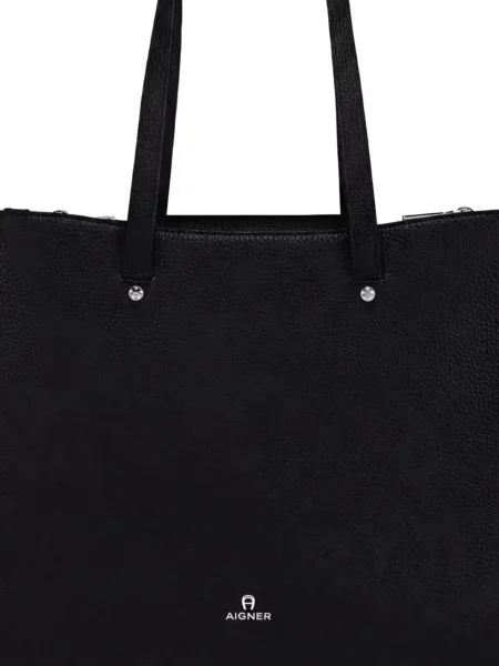 Geantă shopper Aigner cu imagine negru