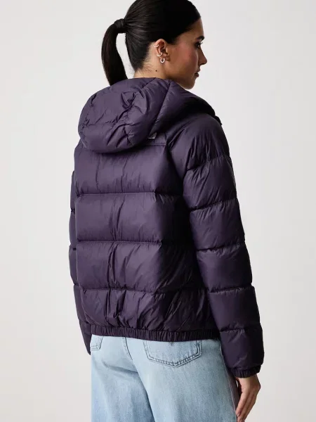 Kurtka puchowa The North Face fioletowa