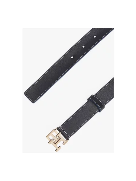 Tommy Hilfiger skórzany granatowy niebieski