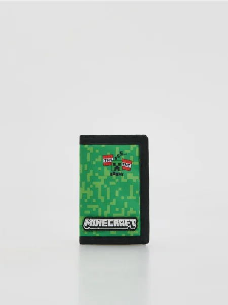 Reserved Portofel Minecraft verde