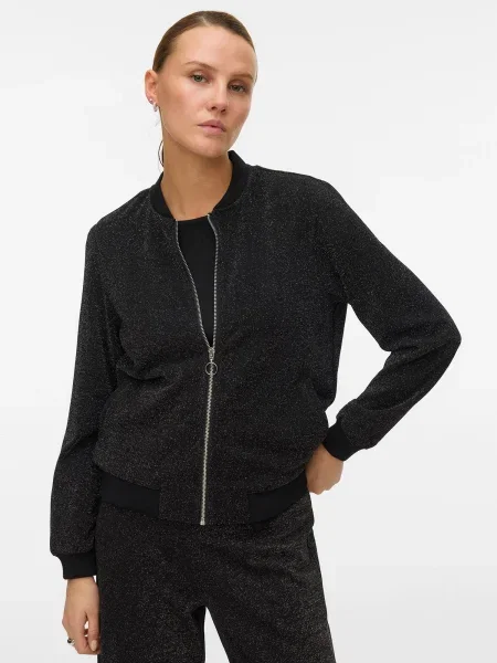 VERO MODA Geacă de primăvară-toamnă VMBerlin' negru