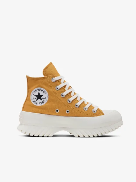 Converse Chuck Taylor All Star Lugged golden sundial/egret/black topánky čierna