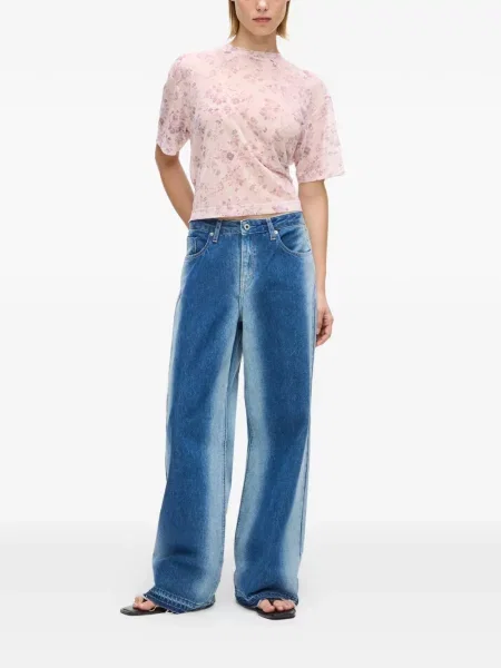 Blugi Karl Lagerfeld Jeans albastru