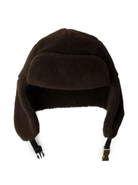 Căciulă Prada din fleece maro