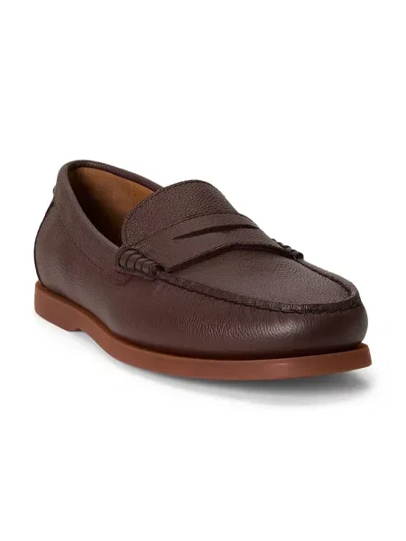 Polo Ralph Lauren mokasini usnjeni Merton Penny rjava