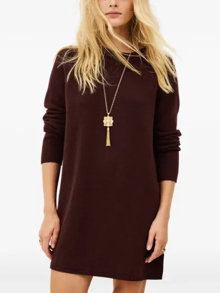 Rochie mini Ba&sh tricotate roșu