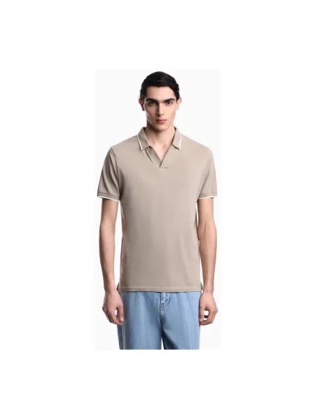 Emporio Armani polo beżowe
